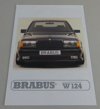 Prospekt / Broschüre Brabus Mercedes-Benz W124