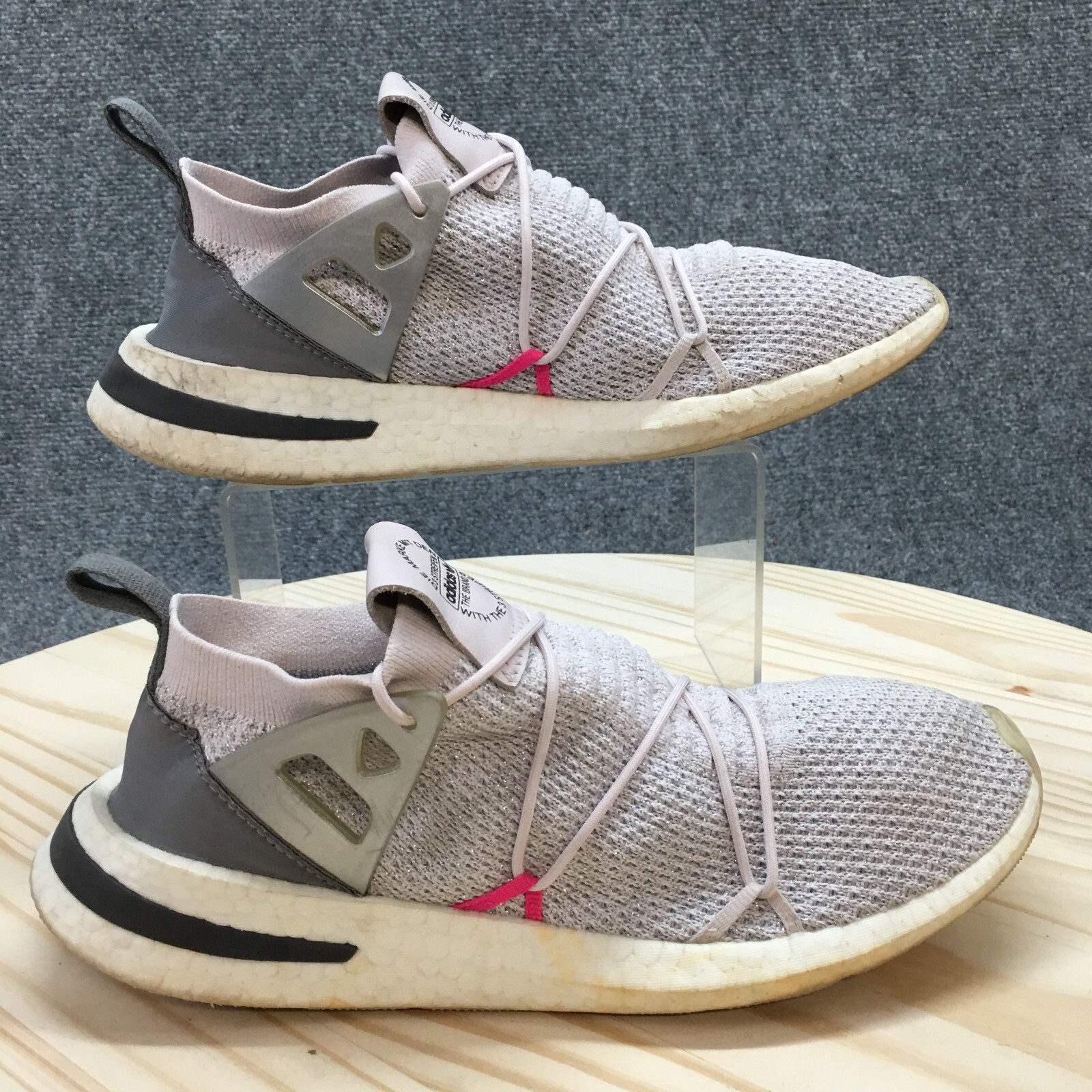 Adidas Shoes Womens 9 Arkyn Athletic Sneakers D96760 Purple Gray Fabric Lace Up Adidas Shoes Womens 9 Arkyn Athletic Sneakers D96760 Purple Gray Fabric Lace Up