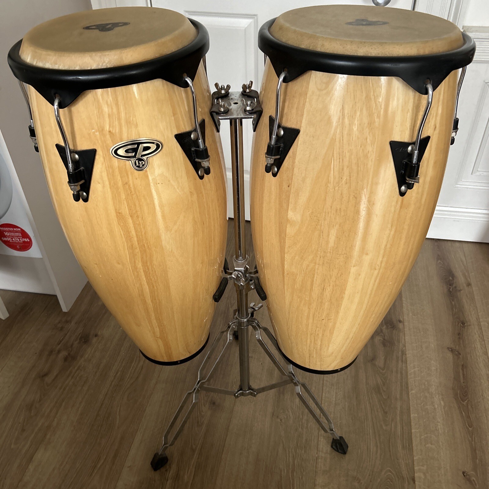 Pair Of Cosmic Percussion Conga Drums With Stand eBay