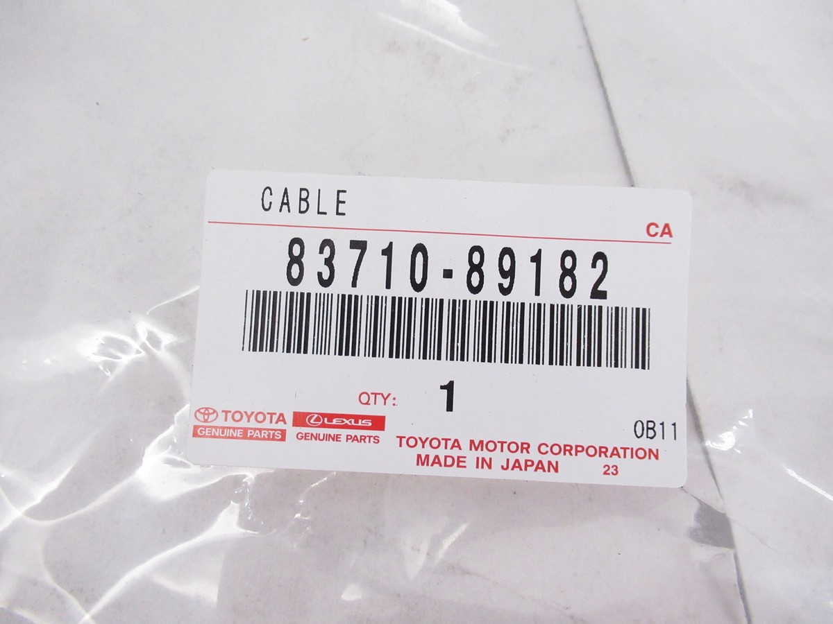 Genuine OEM Toyota 83710-89182 Speedometer Drive Cable 89-92