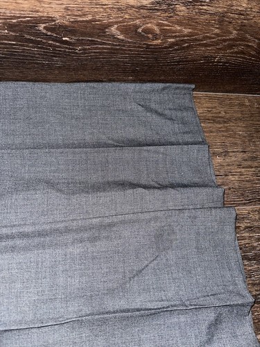 VTG Lands End Pants Mens 36x29 Gray Slacks Business Pleated Tapered Wool USA - Picture 5 of 10