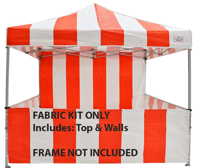 8x8 Carnival Canopy Fabric Kit Only  - FRAME NOT INCLUDED - FABRIC ONLY