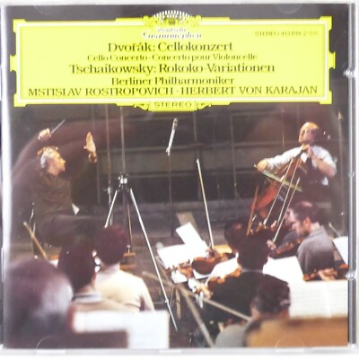 Dvorak Cellokonzert Mstislav Rostropovich Deutsche Grammophon 1969 T-3599