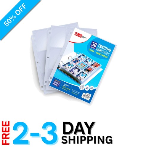 Versatile 9-Pocket Card Sleeves - Perfect for Baseball, Gaming & Trading Cards