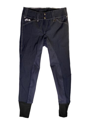 Equine Couture Reithose Damen 26 Dark Navy Reithose - Bild 3 von 19