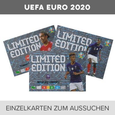 Panini UEFA EURO EM 2020 Adrenalyn XL Limited Edition Cards zum aussuchen