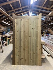 Super Heavy Duty Modern Garden Gate | TVG Cladding | Oil Treated | ColourChoice