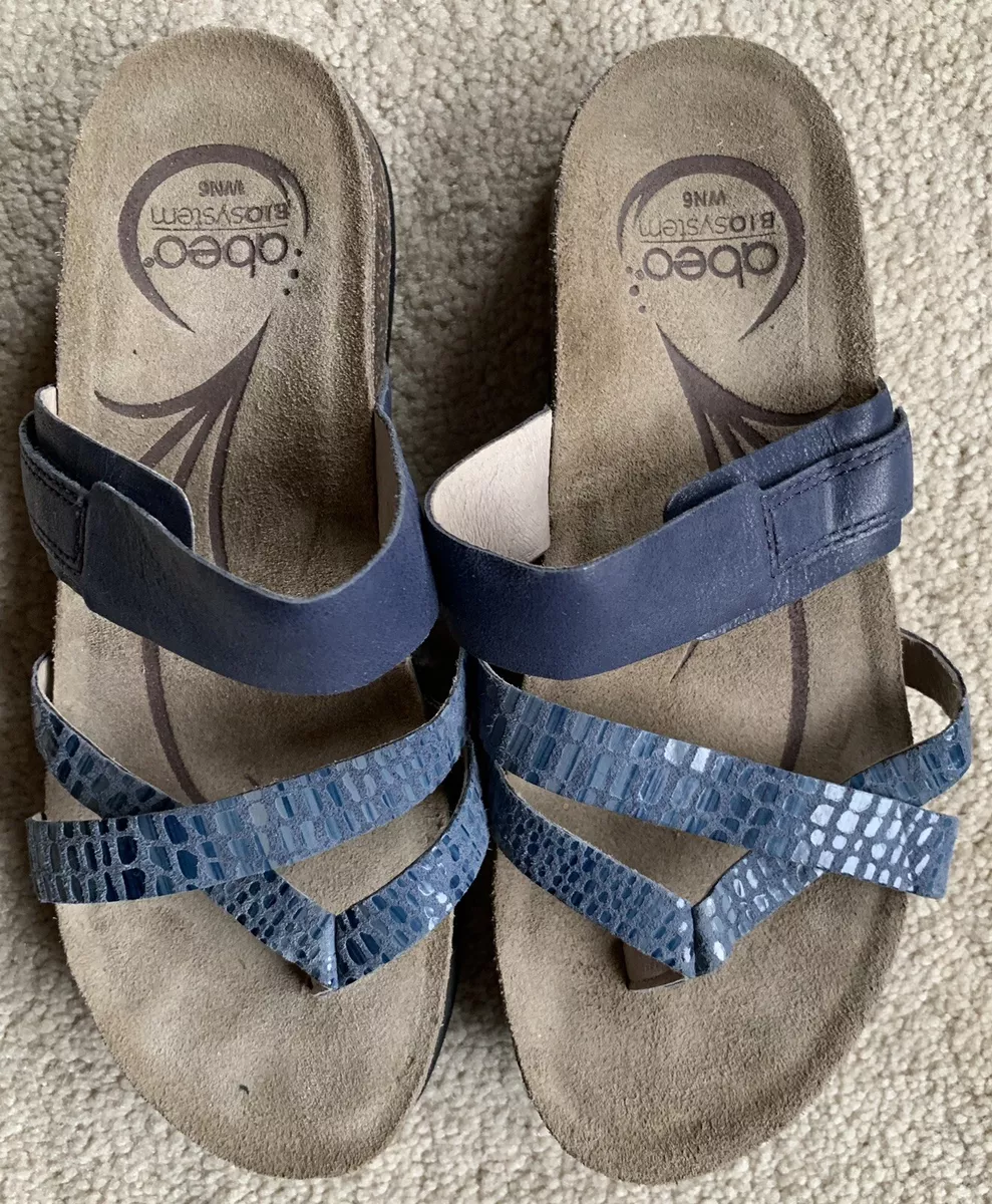 ABEO Bryce BIO System Sandal Size 6N Blue Women s