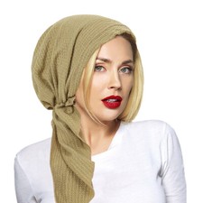 Muslim Women Turban Hijab Pre-tied Hat Cap Bonnet Hair Loss Wrap Headscarf Cover