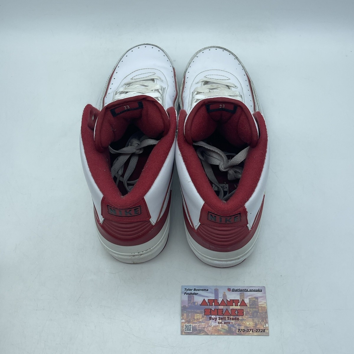 Size 9 - Air Jordan 2 Retro Chicago Home White Red Leather