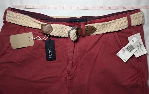 Buffalo David Bitton BDB Men's Sun Washed Red Ripstop Shorts Size 32 (Actual 34) - Picture 9 of 13