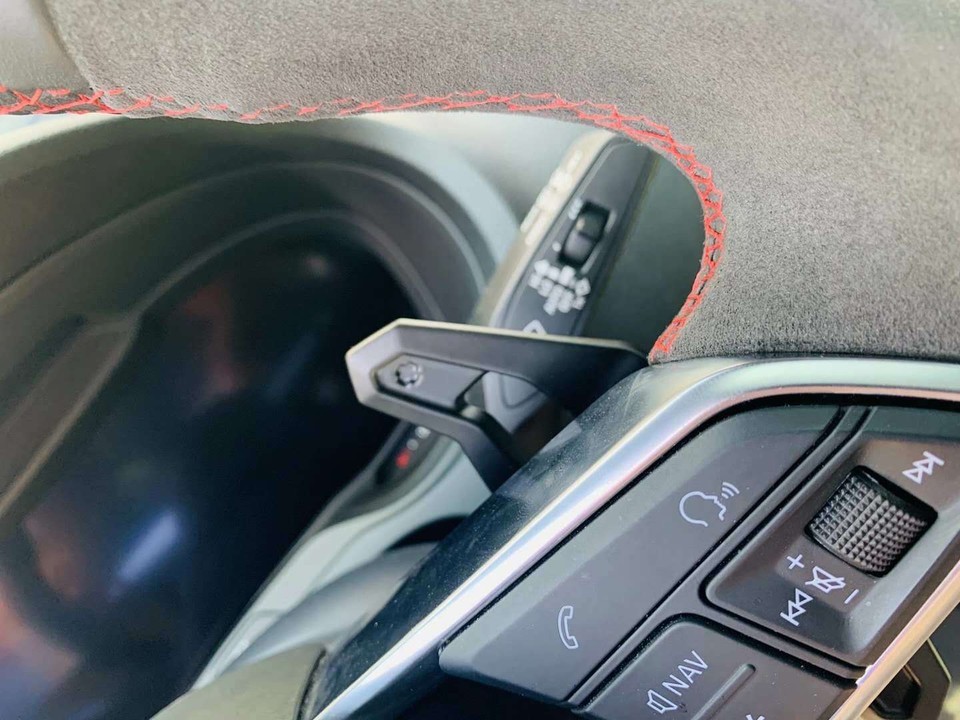 Red Steering Wheel Shift Lever Paddles Extensions For Audi A3/A4/A5/TTS/Q3/Q5 FY Red Steering Wheel Shift Lever Paddles Extensions For Audi A3/A4/A5/TTS/Q3/Q5 FY