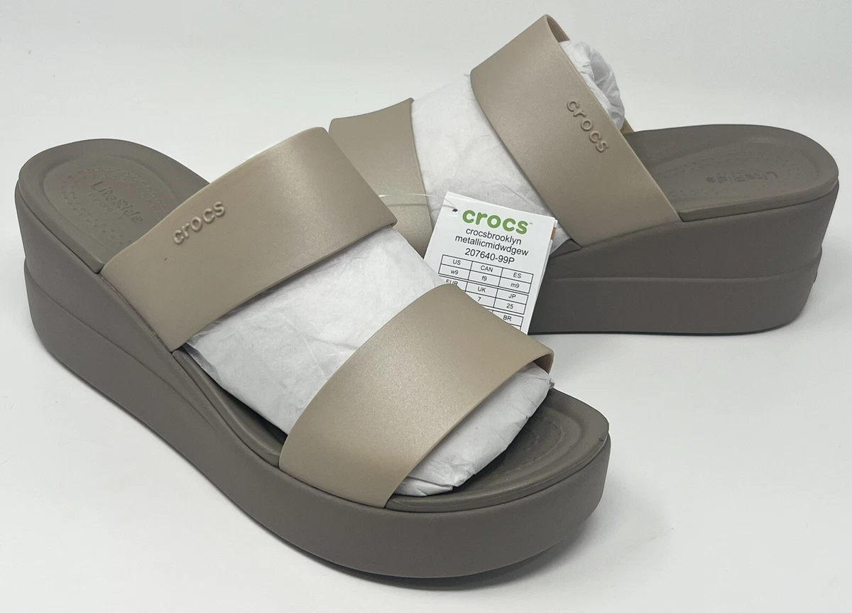 Brooklyn mid wedge crocs new arrivals