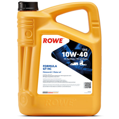 10W-40 Motorenöl ROWE HIGHTEC FORMULA GT HC 5 Liter für Deutz MB Renault Volvo