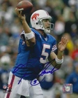 Autographed TRENT EDWARDS Buffalo Bills 8x10 photo - w/COA