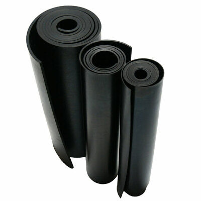 Buy Neoprene Rubber Sheet / Solid Black Smooth / Squares & Strips In All Sizes