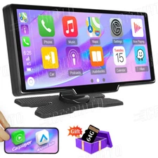 10.26''  Touch Screen Car Portable Wireless Apple CarPlay Android Auto FM Radio