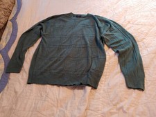 Dockers Men's Sweater Large green 100  Acrylic Preowned
