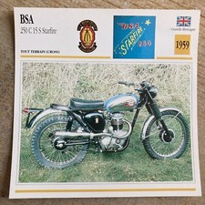 BSA 250 C15S Starfire cross