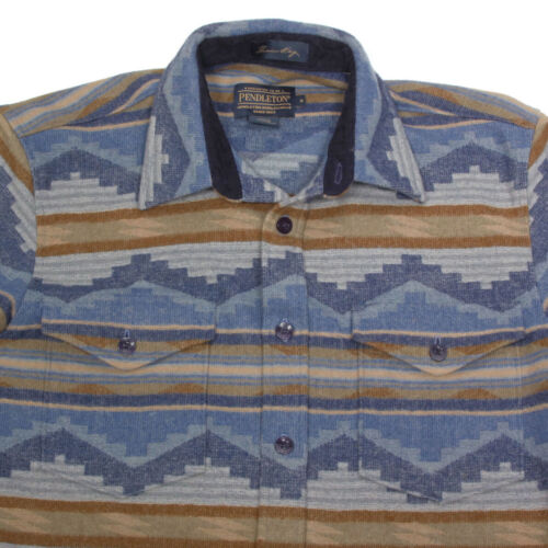 Pendleton Mens Signature Thomas Kay Aztec Southwest Wool Shirt Jacket sz S /327 - Picture 2 of 4