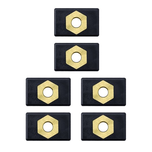 Copper Sliding Nut Kayak Side Track Rail Fishing Rod Pole Holder for