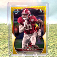 2023 Bowman University Alabama Football Cards Checklist and Odds 22