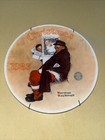 Norman Rockwell Christmas Plate Santa in the Subway 1983-12038C-w/hanger. — photo 3