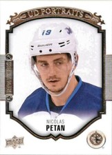 2015-16 Upper Deck UD Portraits #P106 Nicolas Petan Winnipeg Jets