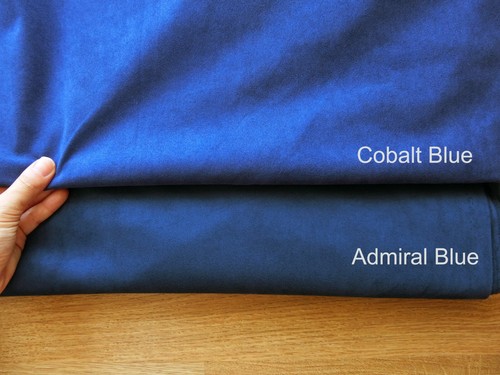 Admiral Blue Medium Authentic Premium Alcantara Microfibre Suede-like Fabric2.2M - Picture 11 of 11