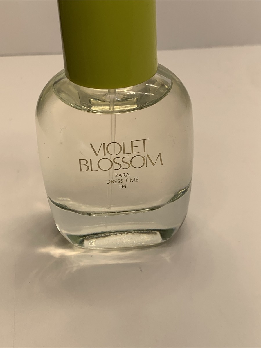 ZARA VIOLET BLOSSOM DRESS TIME 04 EAU DE PARFUM FRAGRANCE FL Oz