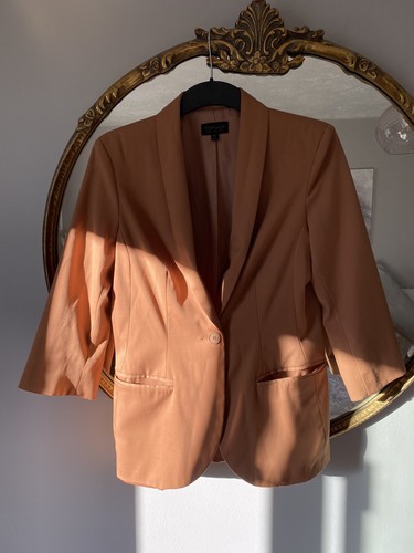 rust orange blazer