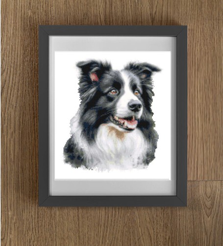 NEW Border Collie Dog Farming Cross Stitch Paper Printed Pattern Working Dogs! - Picture 2 of 10