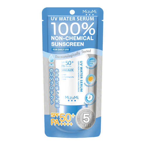 MizuMi UV Water Serum, Non-Chemical Sunscreen for Daily Use SPF50 - 30g x3 - Picture 3 of 7