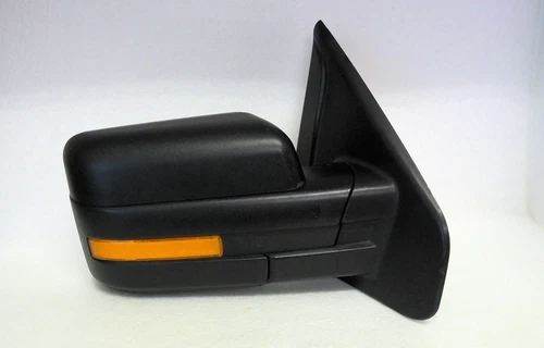 PASSENGER DOOR MIRROR 8 PINS, HEATED, BLACK TEXTURED OEM 2011-2014 FORD F150