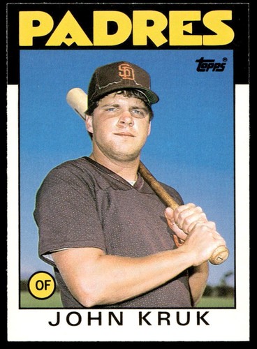 1986 Topps Traded #56T John Kruk San Diego Padres NR-MINT