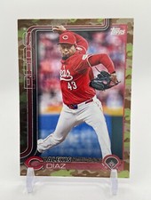 2025 Topps Series 2 ALEXIS DIAZ Memorial Day Camo Parallel /25 - 434