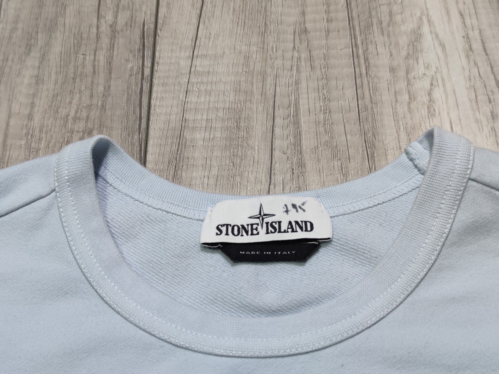 Stone Island Patch Program Light Blue Crewneck Sw… - image 7
