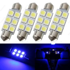 4 X Blue 41mm 42mm 6smd 5050 Festoon Dome Map Led Light 578 211-2 212-2 Tool
