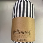 iEnjoy Home 3-Piece Patterned Full/ Queen Duvet Cover Set - Black/White ✔️