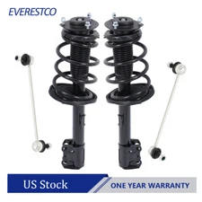 Front Struts Assembly w/ Sway Bar Links For 2008-2011 Toyota Highlander FWD 3.5L
