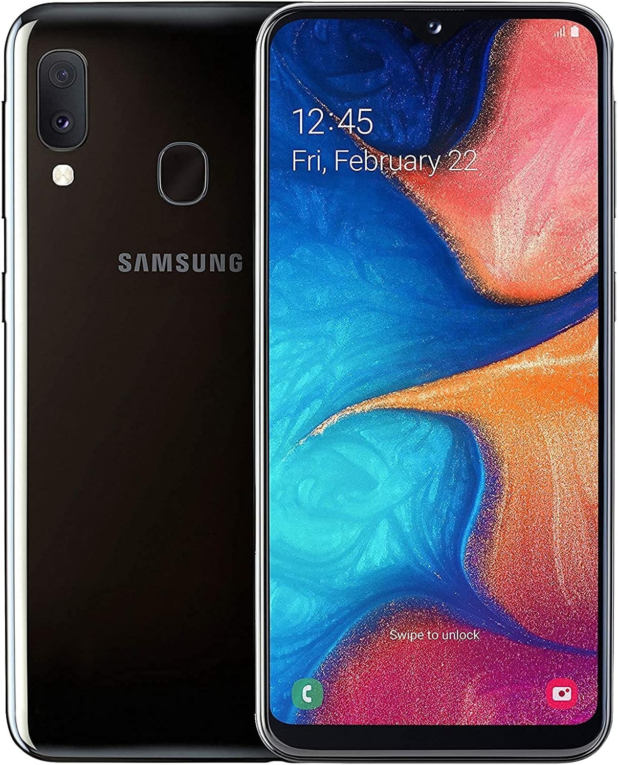 SAMSUNG A20E DUAL SIM - BLACK - 32GB 3GB RAM - UNLOCKED - GOOD CONDITION