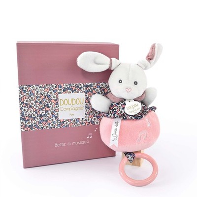 Spieluhr Hase rosa 20 cm - Boh Aime Collection - Plüschtier Musik Baby
