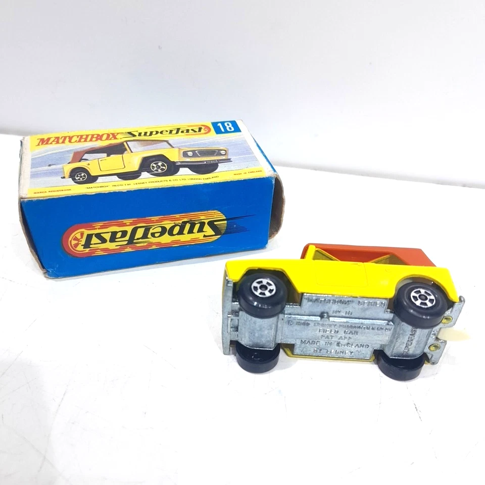 Matchbox Superfast Nº18 1969. Coche de campaña, COMO NUEVO EN CAJA IMPRESIONANTE. Foto 3 de 4