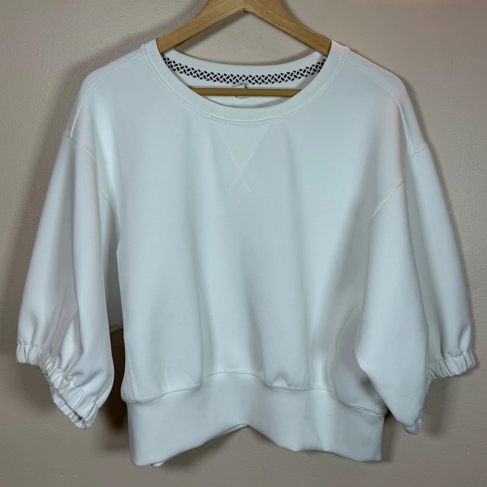 free-people-movement lead the pack layer short sleeve crop oversized relaxed fit 