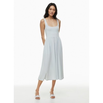 icy blue bridesmaid dresses S / With Slit Chiffon Ice Blue V-Neck Bridesmaid Dress – Elegant Maxi Gown