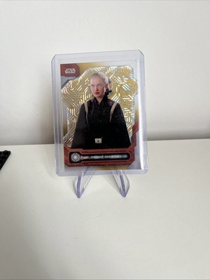 2024 Topps High Tek Star Wars Padme Amidala Gold /50
