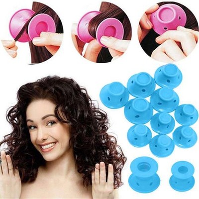 Soft Rubber Magic Hair Care Rollers Silicone Hair Curlers No Heat Hair Styling T