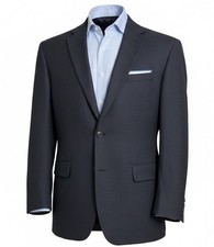 JOS A BANK Mens Blazer Sport Coat Two Button Suit Jacket 42R Gray Wool