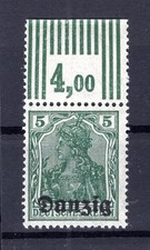 Danzig 1 WOR Upper Margin ** MNH Mint Never Hinged (76911)