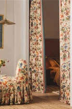 Anthropologie Mind The Gap Incantation Cotton Curtain Imperial Folk Mystical NWT